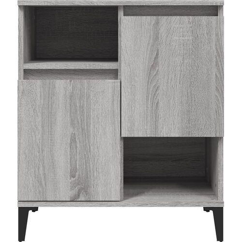  Komode 3 kom boja hrasta 60 x 35 x 70 cm od konstruiranog drva Slike