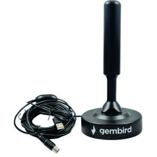 Gembird GMB-533USB **Antena sobna/spoljna sa pojacalom UHF dobit 21dB visina 15cm USB 5m (495) Slike