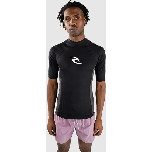 Rip Curl Waves Upf Perf S/S Rash Guard black Cene