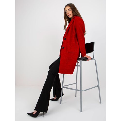 Och Bella Coat-TW-PL-BI-7372.18-dark red Cene