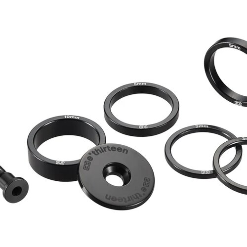 e*thirteen Top Cap & Spacers Kit - Srebrna Cene