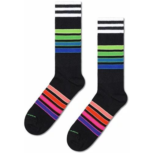 Happy Socks Čarape Street Stripe Sneaker boja: crna