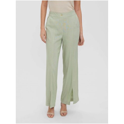 Vero Moda Light green loose pants Josie - Women Cene