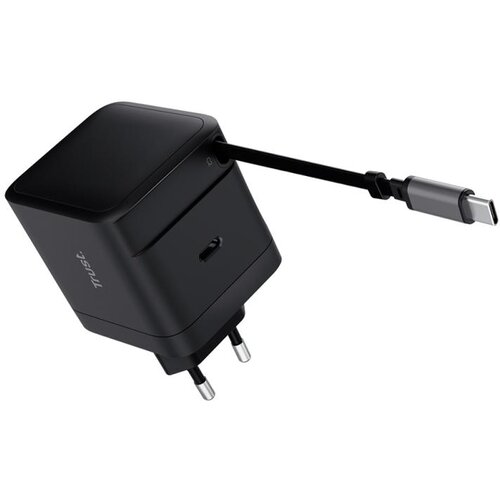 Trust MAXO 65W, USB-C punjač, 0.67m, crna (25805) Cene