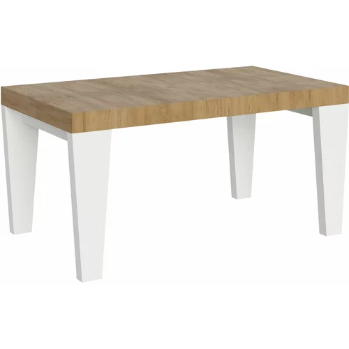 Itamoby   Spimbo Mix (90x160/420 cm) - hrast, barva nog: bela - raztegljiva jedilna miza, (20842875)