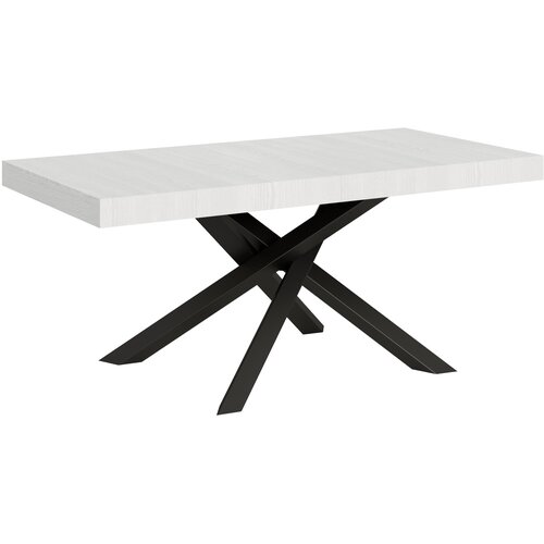 Itamoby &amp;nbsp; Volantis (90x180/440 cm) - bela, barva nog: antracit - raztegljiva jedilna miza, (20842486) Slike