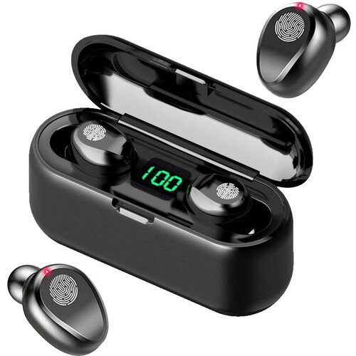 VERK_GROUP 2v1 Bluetooth brezžične slušalke in power bank LCD, (20378500) Cene