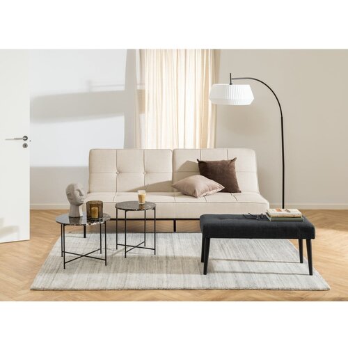 Actona Okrogla stranska mizica z marmorno mizno plo&amp;scaron;čo &amp;oslash; 42 cm Avila &amp;ndash; Slike