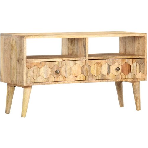 TV omarica 90x30x50 cm trden mangov les Cene