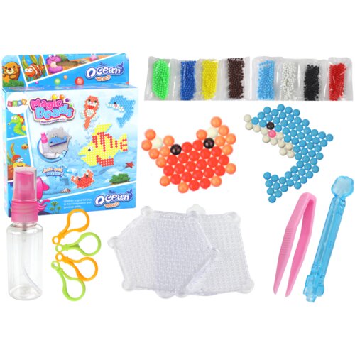 DIY Water Beads Set Magic Beads 8 Colors Sea Animals Slike