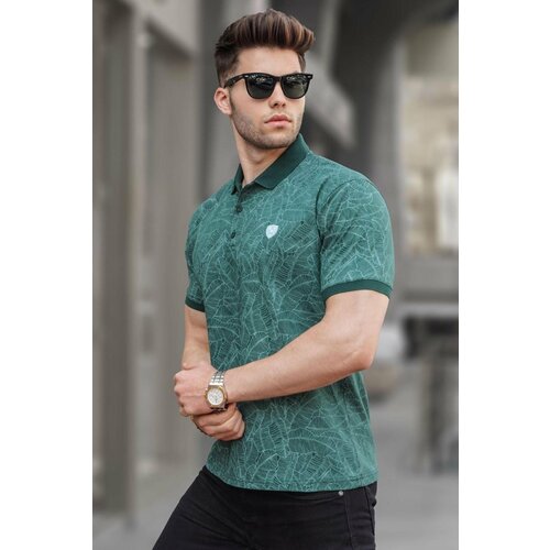 Madmext Polo T-shirt - Green - Regular fit Cene