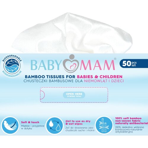 BABYMAM suhe bambusove maramice 50kom Slike