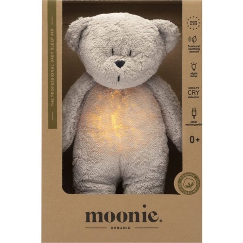 Moonie Bear 2.0 Organic Grey tješilica s melodijom 1 kom Cijene