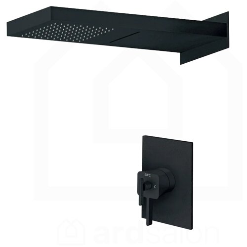 Rosan Thermo S2 Black ugradna termostatska baterija za kadu sa Slapom 2T31201B Cene