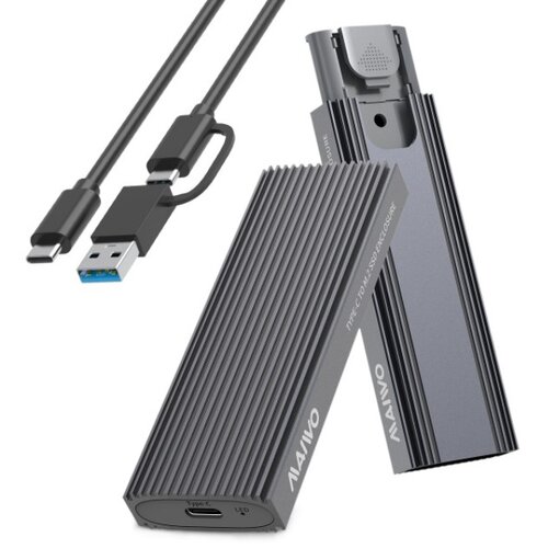 Maiwo Externo Kucište USB3.2 tip-C za M.2 PCIe NVMe SSD K1691P Slike