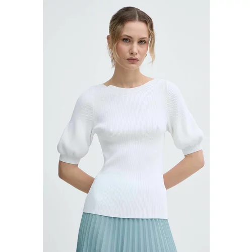 Luisa Spagnoli Kratka majica ženski, bela barva