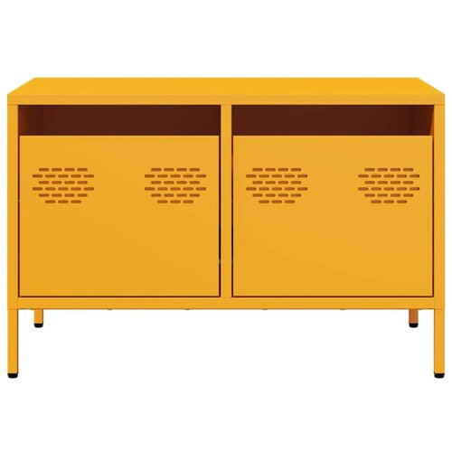 VidaXL TV ormarić boja senfa 68x39x43,5 cm čelični Slike