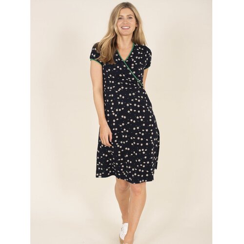 Brakeburn Dark blue floral dress - Women Slike