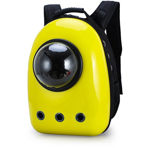  Torba za pse i mačke Space Capsule Crno-Žuta 30x25x42 cm Slike