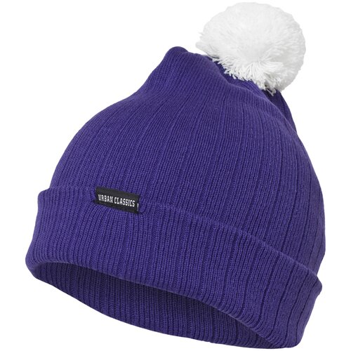 Urban Classics Accessoires Contrast Bobble Beanie pur/wht Cene