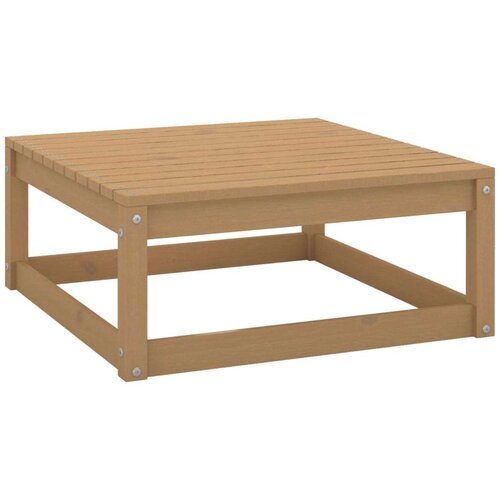  Vrtni tabure 70x70x30 cm smeđa boja meda od masivne borovine Cijene