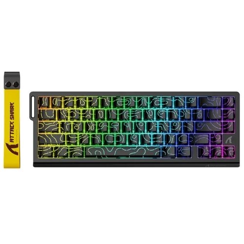 Attack Shark gaming tastatura X68HE magnetic switch/rt/snap tap/dks/mt/tgl/black contour Cene