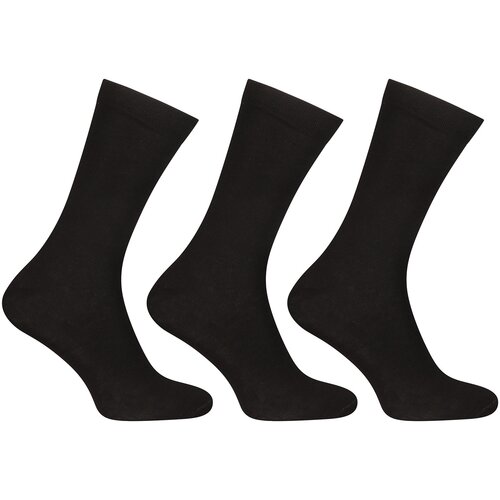 Nedeto 3PACK socks high bamboo black Slike