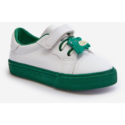 Boto Children's Sneakers Trainers With Bow White-Green Pennyn Cene
