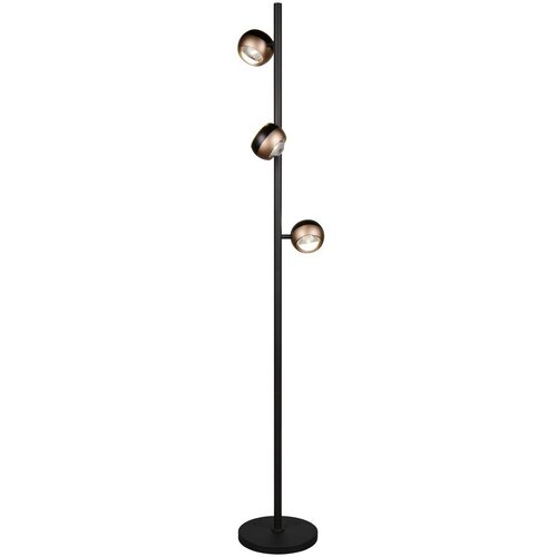 Trio Select Črna/v bronasti barvi LED stoječa svetilka (vi&amp;scaron;ina 150 cm) Orbit &amp;ndash; Slike