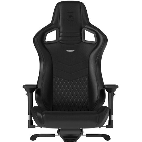 NOBLECHAIRS EPIC Real Leather Gaming stolica crna Cene
