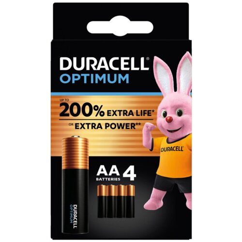 Duracell OPTIMUM LR6 4/1 1.5V alkalna baterija PAKOVANJE Slike