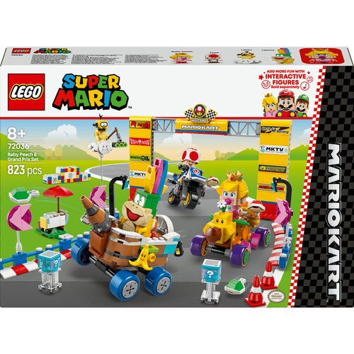 Lego LEGO&amp;reg; Super Mario&amp;trade; - Mario Kart&amp;trade; &amp;ndash; Baby Peach in Grand Prix (72036) Slike