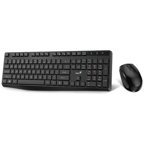 Genius Bežična tastatura US KM-8206S/ crna Cene