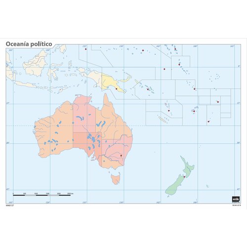 Grupo POLITIČNA OCEANIJA MUTE MAPA, (21241285) Cene