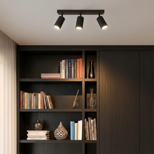  Brilagi - Stropno spot svetlo SELE MODERN 3xGU10/30W/230V crno Slike