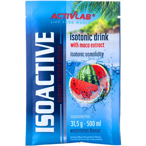ACTIVLAB Izotonik v prahu Isoactive lubenica (31,5 g) Slike