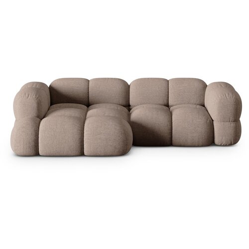 Cosmopolitan Design Rjava kotna sedežna garnitura (levi kot/z ležalnikom) Loretto – Cene