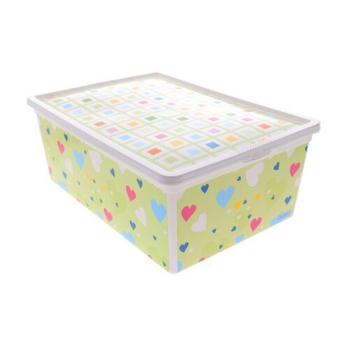 QUTU Kutija za odlaganje Hearts 10l 26x37x14cm 5299 Cijene