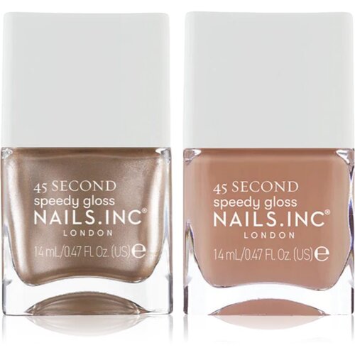 Nails Inc. 45 Second Mocha Mousse set lakova za nokte Cijene