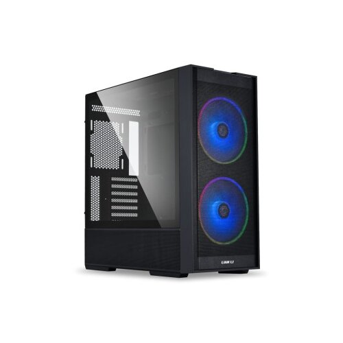 Lian Li Računalni&scaron;ko ohi&scaron;je LANCOOL 206 Midi-Tower, ATX, ARGB, kaljeno steklo, črno Cene
