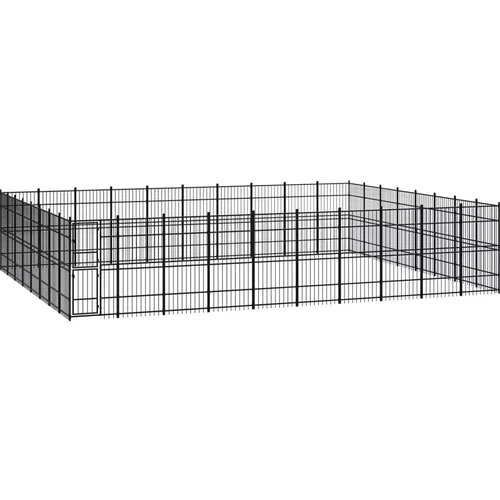  vanjski kavez za pse čelični 73,73 m²