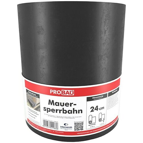 PROBAU Folija za za&amp;scaron;titu zida od vlage (25 m x 24 cm x 1,2 mm, PVC) Slike
