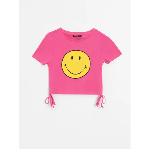 House - Majica kratkih rukava Smiley® - Ružičasta
