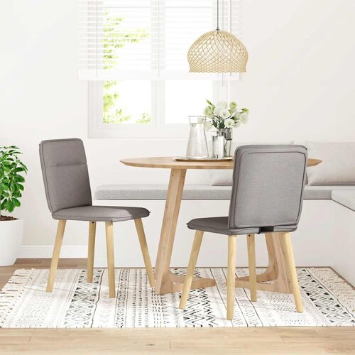 Maison Chic Jedilni stoli - Vzorci stoli 2 kosa taupe blago A489, (22032850) Cene