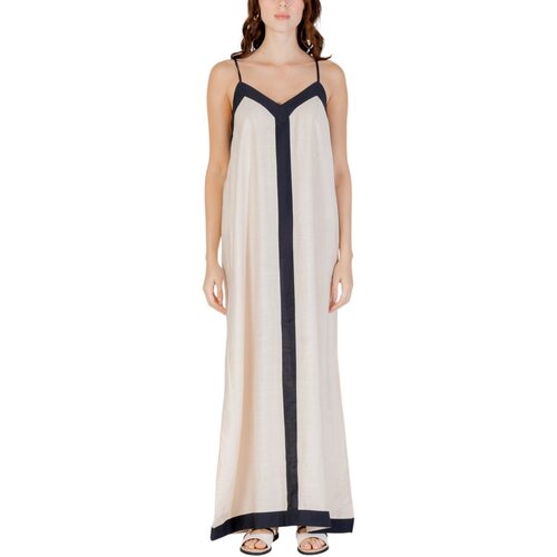 Vero_Moda Dolge obleke Vmdenise Singlet Ankle Wvn Btq Ga 10329793 Bež Cene