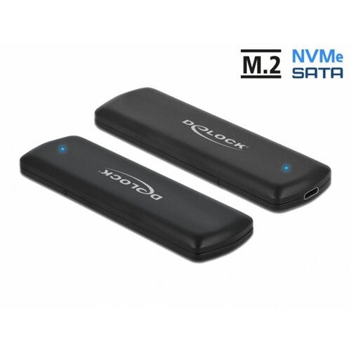 Delock Ohi&scaron;je SSD USB 3.1 TIP C M.2 NVMe PCIe ali SATA SSD 42633 Cene