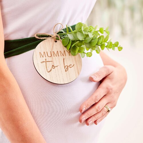 Ginger Ray&amp;reg; pojas mummy to be wooden Slike