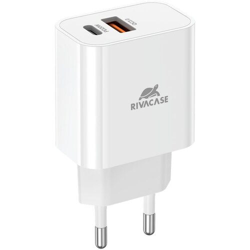 Riva Case zidni polnilec PS4102 W00 eu, bel, pd 20W + QC3.0, usb-a + usb-c, (21510675) Slike