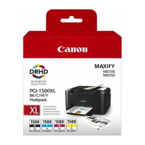 Canon komplet kartuš PGI-1500XL (BK/C/M/Y), original
