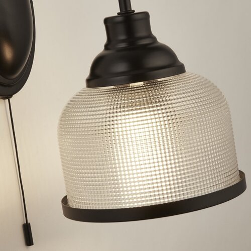 Searchlight 2671-1BK - zidna lampa bistro 1xE27/60W/230V crna Slike